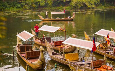 Angkor Bike Tour with Gondola Sunset Boat