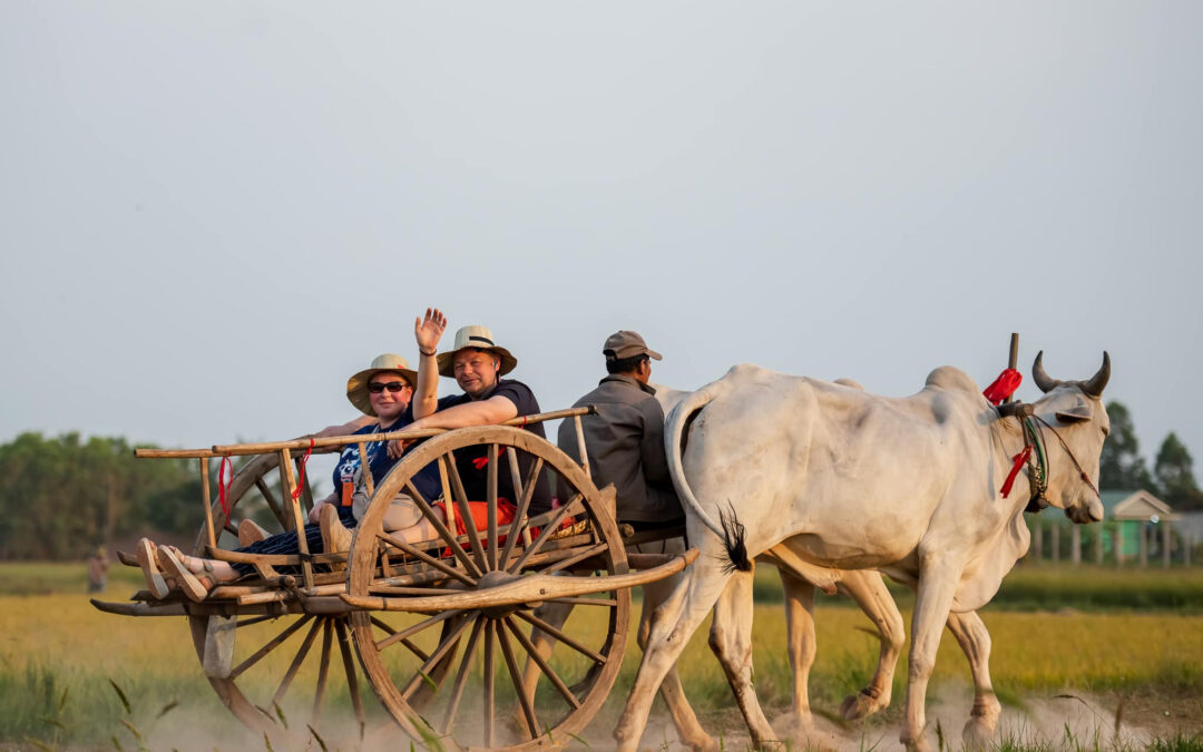 Ox Cart Adventure Tour in Chreav Village